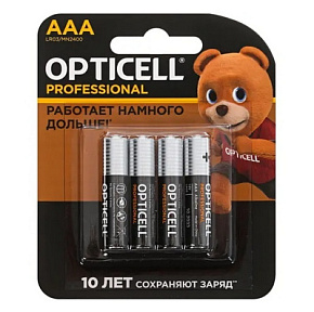 Батарейки Opticell Professional AAA 4шт(LR03/MN2400)