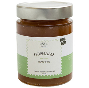 Повидло яблочное фермерское 250мл 