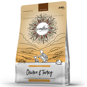 Сухой корм д/взр.и миниат.и мелких пород собак курица/индейка 640 г 