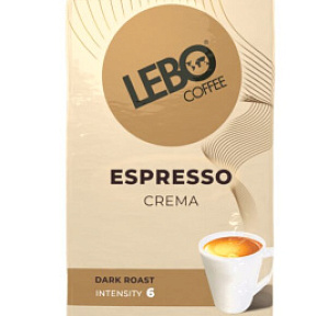 Кофе Lebo Espresso Crema мол.т/об 230г брикет