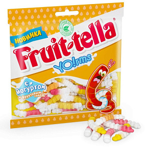 Мармелад Фрут-телла Йогуртовые червячки 138г