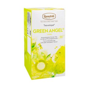 Чай Ronnefeldt Зеленый Ангел Био 1,5*25 пак груша и персик 16030