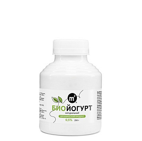 Биойогурт питьевой натур. 0,5% 250г фермерский