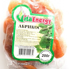 Абрикос 200г Vita Energy 