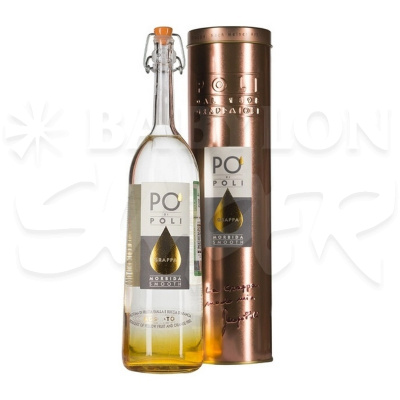 Граппа По ди Поли Морбида 40% 0,7л п/уп  Граппа По ди Поли Морбида 40% 0,7л п/уп