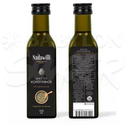Масло Nadawilli растительное нерафинированное пищевое конопляное 250мл