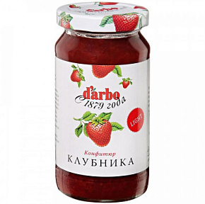 Конфитюр Д"Арбо Клубника низкокалорийный 220г  