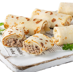 Блины с мясом шт Свиристилева