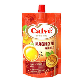 Майонез Calve Классический 50% 200г пл/уп 
