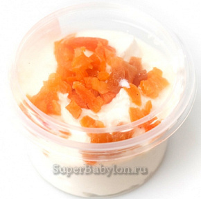 Творожная масса 5% 250г с курагой  Кузьмич