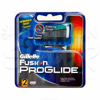 Кассеты д/бритья Gillete Fusion  PROGLIDE 2шт.  Кассеты д/бритья Gillete Fusion  PROGLIDE 2шт.