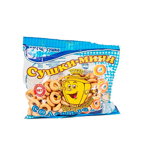 Сушки-мини соленые 200г Невская сушка