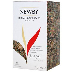 Чай Ньюби Индийский Завтрак 25пак 50г