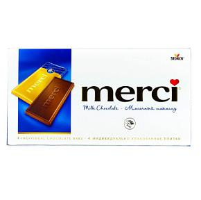 Шоколад Мерси Молочный 100г 