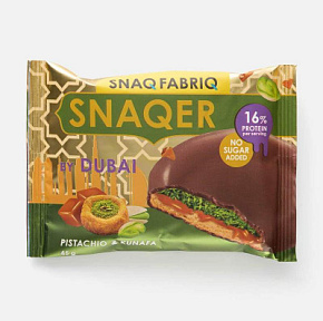 Печенье SHAQER глаз.с фисташк.пастой,хруст.тестом и карамелью 45г