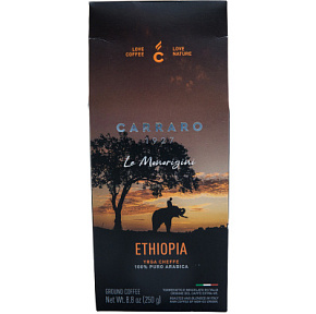 Кофе молотый Carraro Ethiopia  250г Кофе молотый Carraro Ethiopia  250г