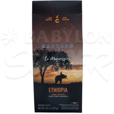 Кофе молотый Carraro Ethiopia  250г Кофе молотый Carraro Ethiopia  250г