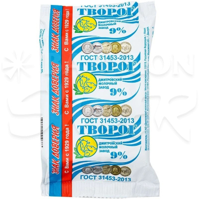 Творог 9% 180г ДМЗ
